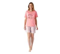 hajo Damen Schlafanzug Shorty Premium Cotton