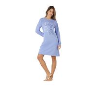 hajo Damen Sleepshirt mit Bündchen Frottee Reverse