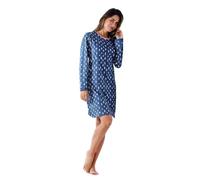 hajo Damen Sleepshirt mit Bündchen Premium Cotton Single Jersey