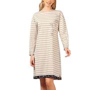 hajo - Damen Sleepshirt (Nachthemd) Langarm Natur Melange Klima-Komfort* 36/38