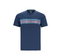 hajo H T-Shirt RH Quermotiv admiralsblau - 5XL