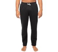 hajo Herren Klima-Komfort Homewear Hose Loungewear Baumwolle | Lange Hose mit zwei Hosentaschen Kordelzug durch Ösen Besonders bequeme Passform durch Bi-Stretch
