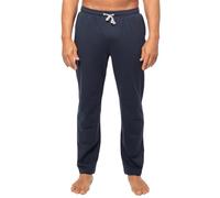 hajo Herren Klima-Komfort Homewear Hose Loungewear Baumwolle | Lange Hose mit zwei Hosentaschen Kordelzug durch Ösen Besonders bequeme Passform durch Bi-Stretch