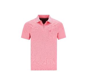 HAJO Herren Poloshirt Softknit Pink/Coral ? Kurzarm Polo mit Zip-Kragen ? 60% gekämmte Baumwolle ? Atmungsaktiv & pflegeleicht ? Sommer Polo 5XL