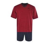 hajo Herren Schlafanzug Set - Shorty, kurz, Kurzarm, Klima-Light, Cotton-Mix Rot 3XL