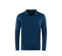 Hajo Herren Sweatshirt Pullover Troyer 20023/7 Stay Fresh-Premiumqualität mit Elasthan Regular Fit (DE/NL/SE/PL, Alphanumerisch, XXL, Regular, Regular, Petrol)