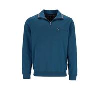 hajo Herren Sweatshirt Pullover Troyer 20023/7 Stay Fresh-Premiumqualität mit Elasthan Regular Fit (DE/NL/SE/PL, Alphanumerisch, 5XL, Regular, Regular, Petrol)