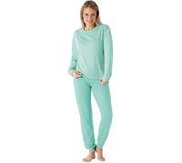 Hajo Interlock-Jersey Damen-Schlafanzug 52 / 54 mint