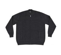 Made in Italy H Blouson-Strickjacke anthrazitmelange 4XL