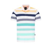 hajo Pikee-Polo in garngefärbtem Blockringel Allover - Stay Fresh-Qualität