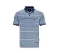 hajo Poloshirt Kurzarm Shirt Polopique Stay Fresh 27906 638 blau gestreift, Herren-Größe:56
