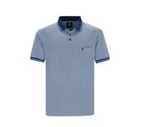 hajo Poloshirt Kurzarm Shirt Polopique Stay Fresh Dreitonoptik 27905 638 blau, Herren-Größe:54