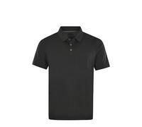 hajo Poloshirt Kurzarm Shirt Soft Knit 20104 100 schwarz strukturiert, Herren-Größe:54