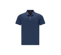 hajo Poloshirt Kurzarm Shirt Soft Knit 20105 638 admiralsblau Petrol gestreift, Herren-Größe:52