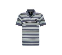 hajo Poloshirt Kurzarm Shirt Stay Fresh 27726 140 Basalt grau Mint gestreift, Herren-Größe:56