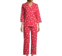 hajo - Premium Cotton - Schlafanzug (40/42 Rot)
