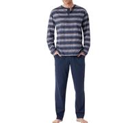 hajo - Premium Cotton - Schlafanzug (54 Dunkelblau)