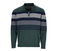 hajo Pullover mit platziertem Streifenverlauf in Reiner Baumwolle