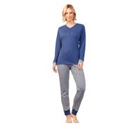 hajo Schlafanzug mit Bündchen, Premium Cotton/Tencel