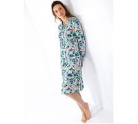 Hajo Single-Jersey Damen-Nachthemd 40 / 42 blau