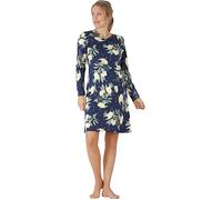 Hajo Single-Jersey Damen-Nachthemd 40 / 42 marine