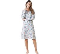 Hajo Single-Jersey Damen-Nachthemd 40 / 42 silber