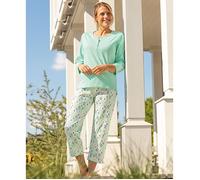 Hajo Single-Jersey Damen-Schlafanzug 40 / 42 mint