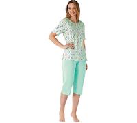 Hajo Single-Jersey Damen-Schlafanzug 44 / 46 mint