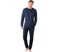 Hajo Single-Jersey Herren-Schlafanzug 58 marine