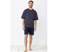 Hajo Single-Jersey Herren-Shorty 54 marine-rot