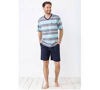Hajo Single-Jersey Herren-Shorty blau 56