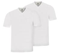 Hajo Single-Jersey Herren-T-Shirt im 2er-Pack L weiß