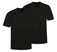 Hajo Single-Jersey Herren-T-Shirt im 2er-Pack S schwarz