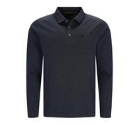 Softknit-Polo in Dreieck-Jacquard allover