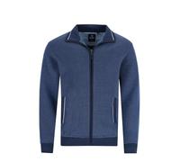 hajo Sweatjacke Langarm Sweat Jacke 27475 638 admiralsblau/Marine Gemustert, Herren-Größe:52