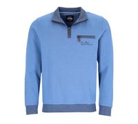 Sweatshirt in Zick Zack-Struktur allover - stay fresh-Qualität