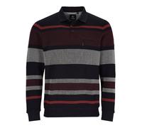 Hajo Sweatshirt Stay F 54 – Zweitonringel allover – Stay Fresh-Qualität