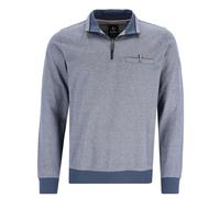 hajo Sweatshirt Langarm Sweat Bündchen 27447 638 admiralsblau Struktur, Größe:58 3XL