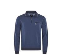 hajo Sweatshirt Langarm Sweat Bündchen Pfauenauge 26222 638 admiralsblau Struktur, Größe:M