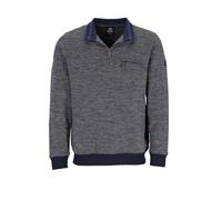 hajo Sweatshirt Langarm Sweat Bündchen Stay Fresh 27826 609 Marine Gemustert, Herren-Größe:56
