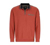 hajo Sweatshirt mit Troyerkragen in Alloverstruktur - Stay Fresh-Qualität