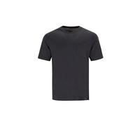 hajo T-Shirt Kurzarm Shirt 20094 schwarz, Magenta oder blau, Farbe:Schwarz, Herren-Größe:56