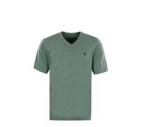 hajo T-Shirt Kurzarm Shirt V-Ausschnitt 20095 526 thymian grün, Herren-Größe:54