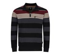 hajo Troyersweatshirt mit platziertem Streifen - Stay Fresh-Qualität