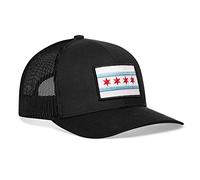 HAKA Chicago Flag Hat - Chicago Trucker Hat for Men & Women, CHI Baseball Cap, Adjustable Golf Hat, Snapback, Outdoor Hat
