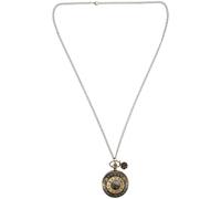 HAKIDZEL Antike Metall Taschenuhr mit Präziser Quarzuhrzeitmessung in Goldfarben für Herren und Senioren als Geschenk