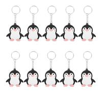 HAKIDZEL Pinguin Schlüsselanhänger Ebene Dekoration 24 Stück aus Weichem Pvc Kompakt und Langlebig für Rucksäcke und Schlüssel bei Tierparty Geschenken