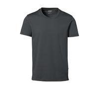HAKRO 269 Regular Fit T-Shirt Rundhals anthrazit, Einfarbig