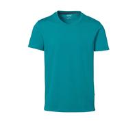 HAKRO 269 Regular Fit T-Shirt Rundhals smaragd, Einfarbig