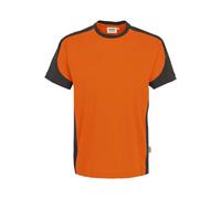 HAKRO 290 Comfort Fit T-Shirt Rundhals orange/anthrazit, Einfarbig